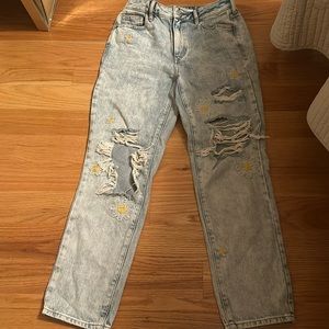 Pacsun Flower jeans